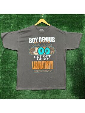 Cartoon Network Dexter's Laboratory Boy Genius Dexter T-Shirt Size XXL